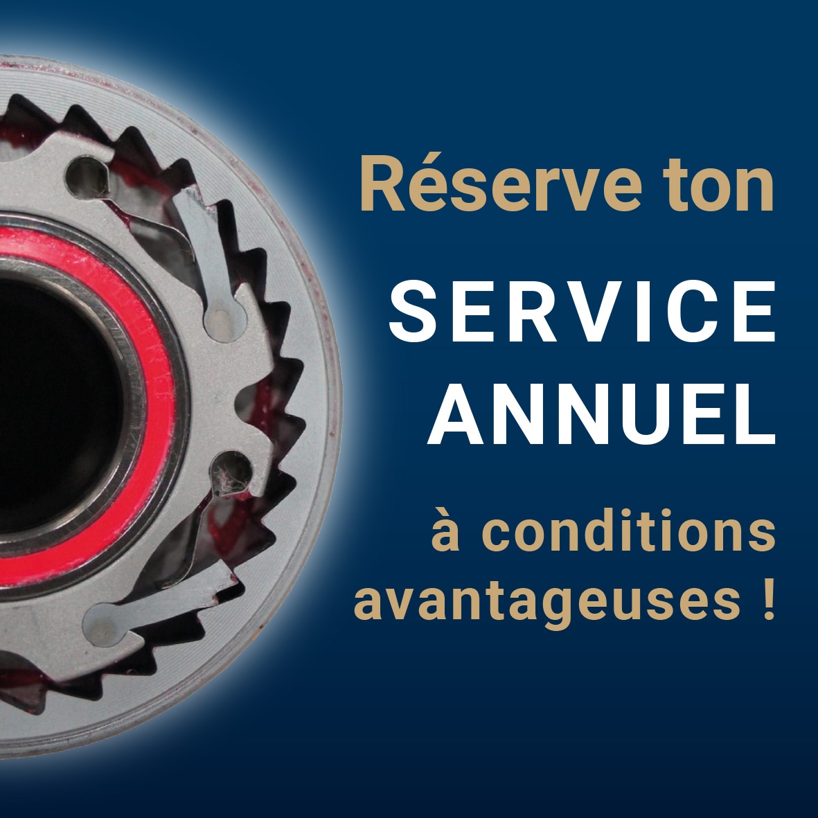 Service vélo, c'est en novembre et décembre !